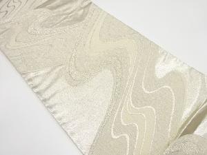 流水模様織り出し 袋帯